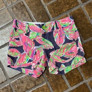Lilly Pulitzer Vias Palmetto Leaf Print Callahan Short
